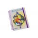 Portable size Translucent polypropylene cover Spiral Bound Notebook
