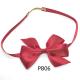 High quality red satin packing bow  for gift box