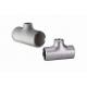 Safety Sanitary Stainless Steel Butt Weld Unequal Tee Pipe Fittings 1/4 ~ 8 ASME BPE Standard