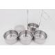 20cm Portable Divided Stainless Steel Lunch Box Kitchen Accessories