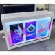 16 9 Display Ratio Wall Mount Transparent Lcd Showcase Capacitive PCAP Touch With CMS Software