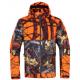 Climbing Hiking Mens Orange Camo Jacket , Custom Size Mens Orange Hunting Coat