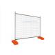 Easily Assembled Temp Construction Fence 2.1 Meter Height Galvanized Tube
