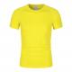 Custom Logo Hot Selling Gym T-Shirt Fitness 100% Polyester  Running Quick Drying Sportswear Mens yellow Sports T Shirts