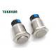 1NO 1NC Round Stainless Steel Push Button Switch IP67 Momentary Latching Contact