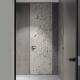 Soundproof Black Aluminium Framed Internal Doors Rockstone Finish