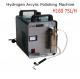75L Oxygen Hydrogen acrylic flame polisher polishing Machine H160 welder torch