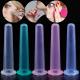 Clear Face and Eye Cupping Massage Silicone Ventosas Faciales Cupping with Logo Print