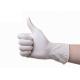 9 Inch Disposable Non Sterile Gloves , Sterile White Medical Examination Gloves