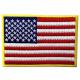 American US Flag Custom Velcro Patches / Washable Tactical Badges