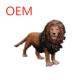 OEM 3D Cartoon Plastic Figures Action Animals Toys With Lion