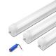 No Flickering Emergency LED Tube Light: Milky and Clear Cover, 120-180 Degree Beam Angle, IP44 Waterproof