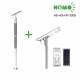 10000 Lumen Solar Led Street Light 5 Meters Pole LFP Battery Smart Control System