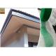 Green / Black HDPE Materials Soffit Vent Screen Mesh With Diamond Shaped Hole