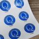 Custom Security Stickers UV Resistant Waterproof Labels Full Color Rectangle Circle Oval