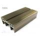 2.0 MM Thick Champagne Anodized Aluminum Door Extrusions For Silding Door / Casement Door