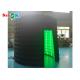 Warehouse Black Inflatable Oval Photo Booth Inflable Led Tent With Air Blower Attractive