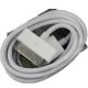 White Round USB 2.0 AM Cable
