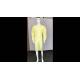 S&J Reusable Laminated Waterproof Non-woven PP PE Disposable Yellow Isolation Gown AAMI Level 2 3 4 OEM