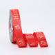 Happy Birthday Ribbon Printed 1 Inch Red Satin Ribbon For Cake Packaging