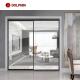 Interior Aluminum Slide Doors Narrow Slim Frame Aluminium Glass Sliding Door For Living Room