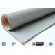 Double Sides Grey Silicone Rubber Coated Fiberglass Fabric E Glass Satin Weave