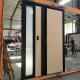 Customized Aluminum Garden Gate Wind Pressure Aluminium Pivot Front Doors