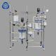 Mixing Lab Glass Reactor , Glass Reactor Laboratory With Chiller Vacuum Pump