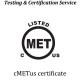 American MET Testing & Certification;The MET certification mark is applicable to the US and Canadian markets