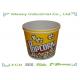 170OZ / 46OZ Popcorn Buckets Double PE Lined Oilproof For Watching Movies
