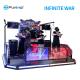 Interactive VR Shooting Simulator With 360° Full View VR Headset On