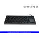 Rugged Plastic Industrial Keyboard With Function Keys And Integrated Touchpad