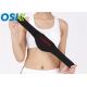 Black Self Heating Tourmaline Back Pain Relief Heat Belt With 5 Natural Magnets