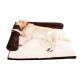 Anti - Slip Extra Large Dog Beds High Density Sponge / Corduroy Plush Material