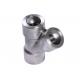 8 Inch ASME B16.11 Forged Pipe Fittings , Stainless Steel Reducing Tee