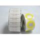 Custom 9x6cm Blank Eggshell Stickers Paper Roll For Warranty Labeling