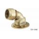 TLY-1242 1/2-2 45 aluminium pex pipe fitting brass tee wall NPT nickel plated water oil gas mixer matel plumping joint