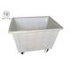 450kg Load Poly Box Truck , Plastic Laundry Bin On Wheels For Dyeing Industries 450 L