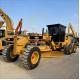 High Power Excavating Used Motor Grader CAT 140H For Road Work