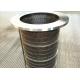 Reverse Flange Wedge Wire Rotary Screen Drum, Filter Element Johnson Wire Screen