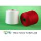 Bright Red / White 100 Polyester Yarn Sewing Thread , Polyester Core Spun Yarn Knotless