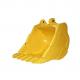 Yellow Backhoe Mining Excavator Buckets Komatsu PC650