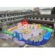 Giant 22 * 25m Adult Amazing Inflatable Water Park With Air Blower / Repair Material