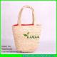 LUDA designer nautical beach bag small wheat straw beach handbags
