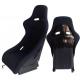Handmade Custom Black Racing Seats Easy Installation / Cars Bucket Seats