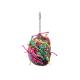 shred and find bird foraging toys sisal ball with crinkle paper inside