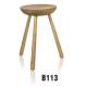North Europe style solid ashwood leisure stool furniture