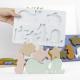 Sea Ocean Animals Silicone Puzzle , Educational Montessori Baby Puzzle