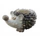 Hand Cast Hedgehog Cement Garden Planters In Magnesia / 18 Inch Cement Pots For Plants