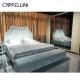 Home Modern Bedroom Furniture Set Wood Panel MDF PU Material Optional Color